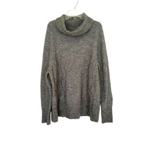The Group Babaton Plutarch Brown Turtleneck Sweater Alpaca Wool Blend